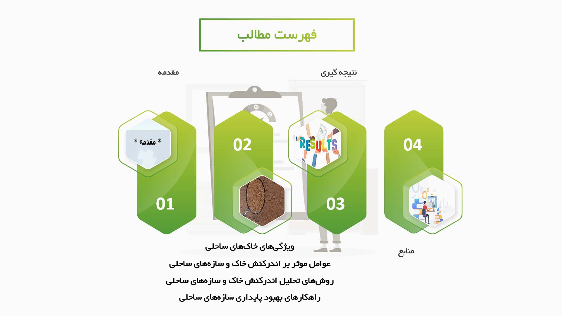 پاورپوینت در مورد اندرکنش خاک و سازه‌های ساحلی